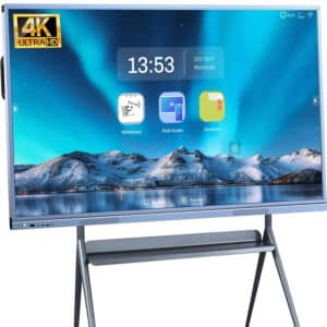 Smart Board for Classroom Office Interactive Whiteboard itv 55 Inch Build in Android and Windows OS(No Mobile Stand) 1